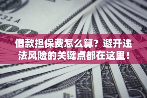北京借款担保费怎么算？避开违法风险的关键点都在这里！