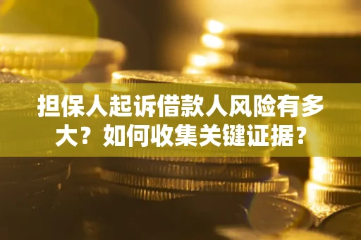 北京担保人起诉借款人风险有多大？如何收集关键证据？
