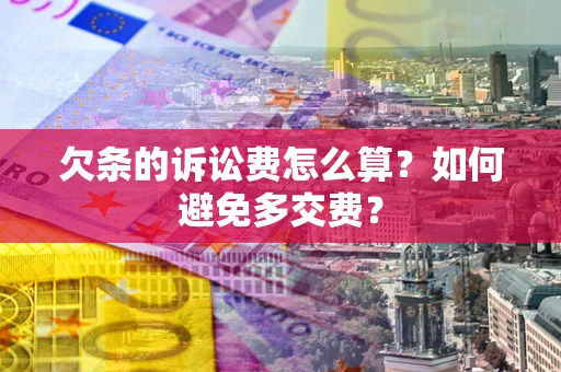 北京欠条的诉讼费怎么算？如何避免多交费？