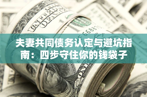 北京夫妻共同债务认定与避坑指南：四步守住你的钱袋子