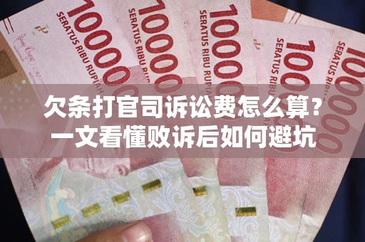 北京欠条打官司诉讼费怎么算？一文看懂败诉后如何避坑